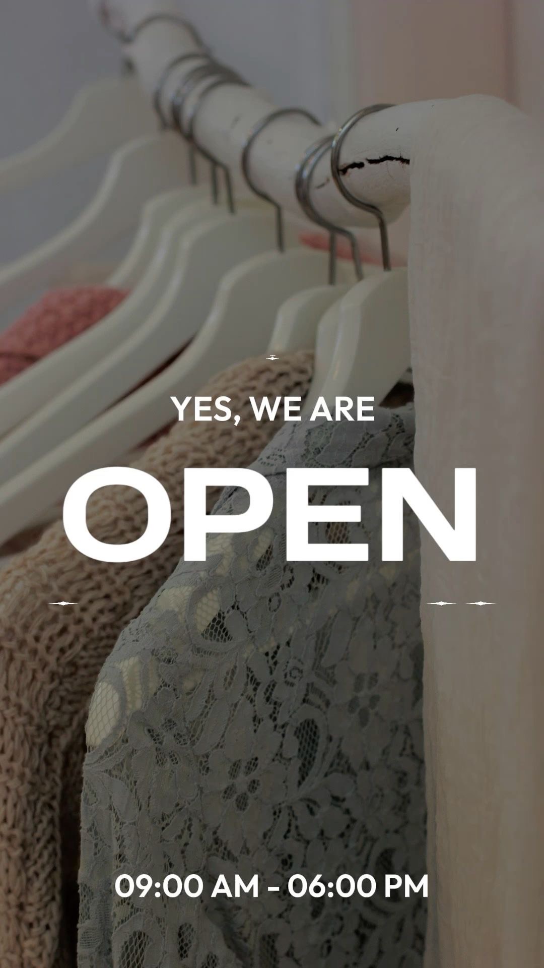 店舗オープンの案内